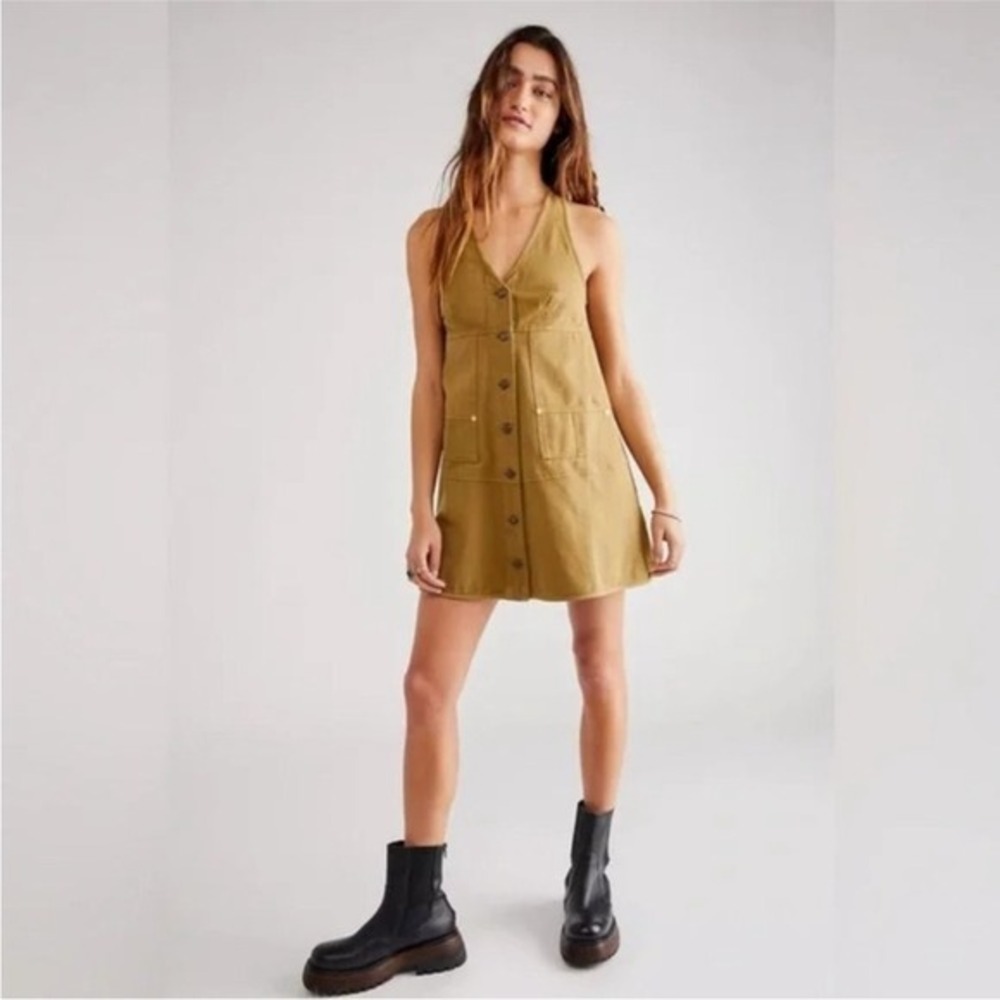 Free People We The Free Pocket Full Of Sunshine Mini Dress Size XS